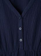 Isla Cotton Gauze Tea Dress
