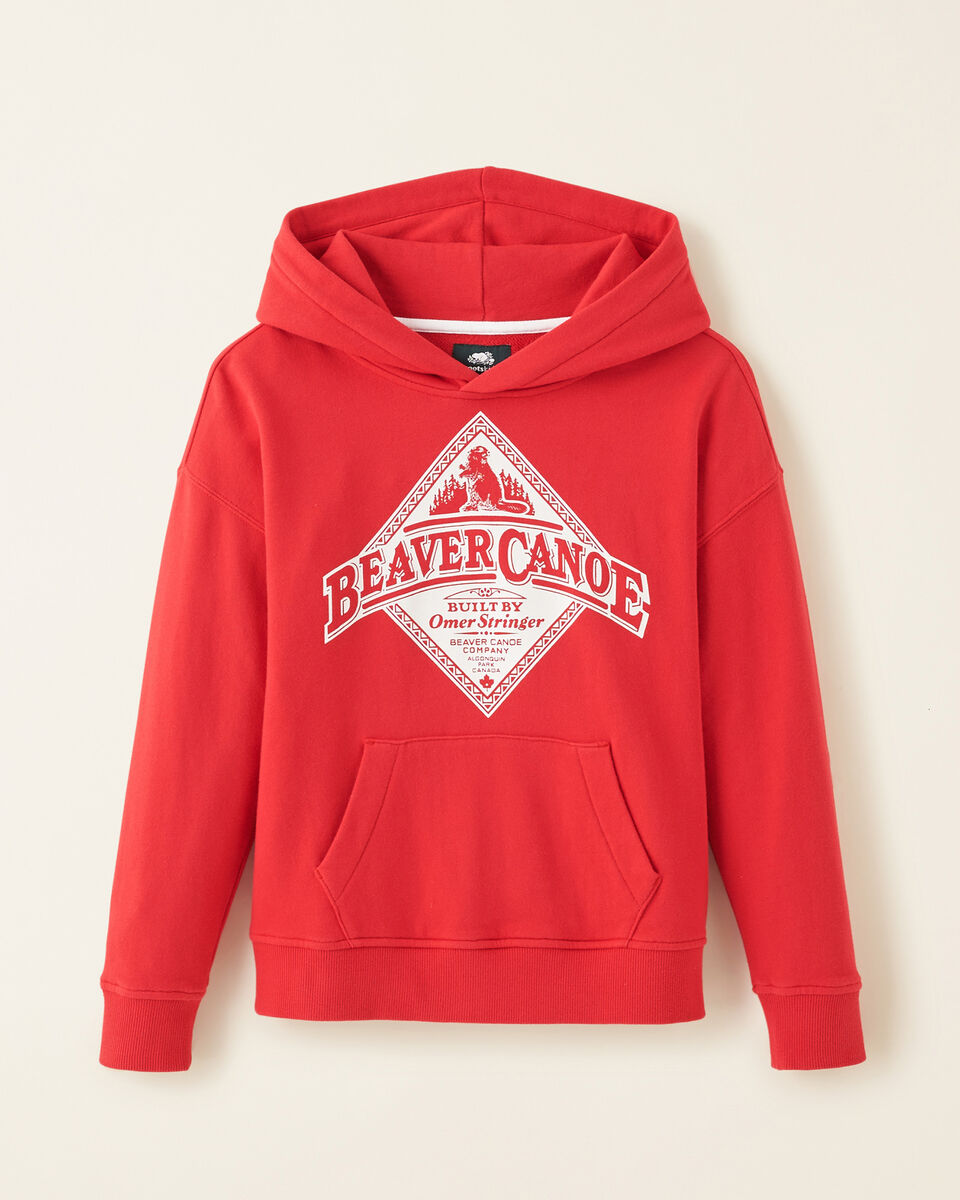 Kids Beaver Canoe Relaxed Hoodie