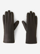 Gants tactiles en cuir nappa pour femmes