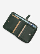 Petite pochette à glissière en cuir Cervino