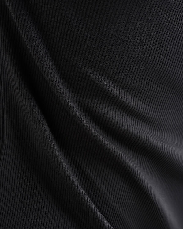 Chandail henley ajust&eacute; &agrave; manches longues en tissu c&ocirc;tel&eacute; Roam