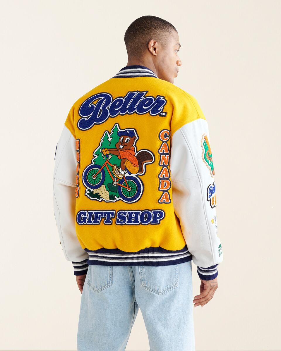 Roots X Better Gift Shop™ Buddy Varsity Jacket Gender Free