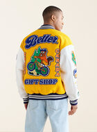 Roots X Better Gift Shop™ Buddy Varsity Jacket Gender Free