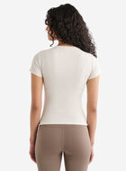 Roam Rib Fitted Short Sleeve Top