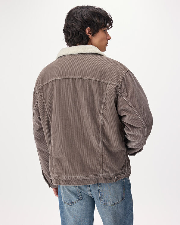 Blouson d&eacute;contract&eacute; en velours c&ocirc;tel&eacute; et en sherpa Levi'sᴹᴰ pour homme 