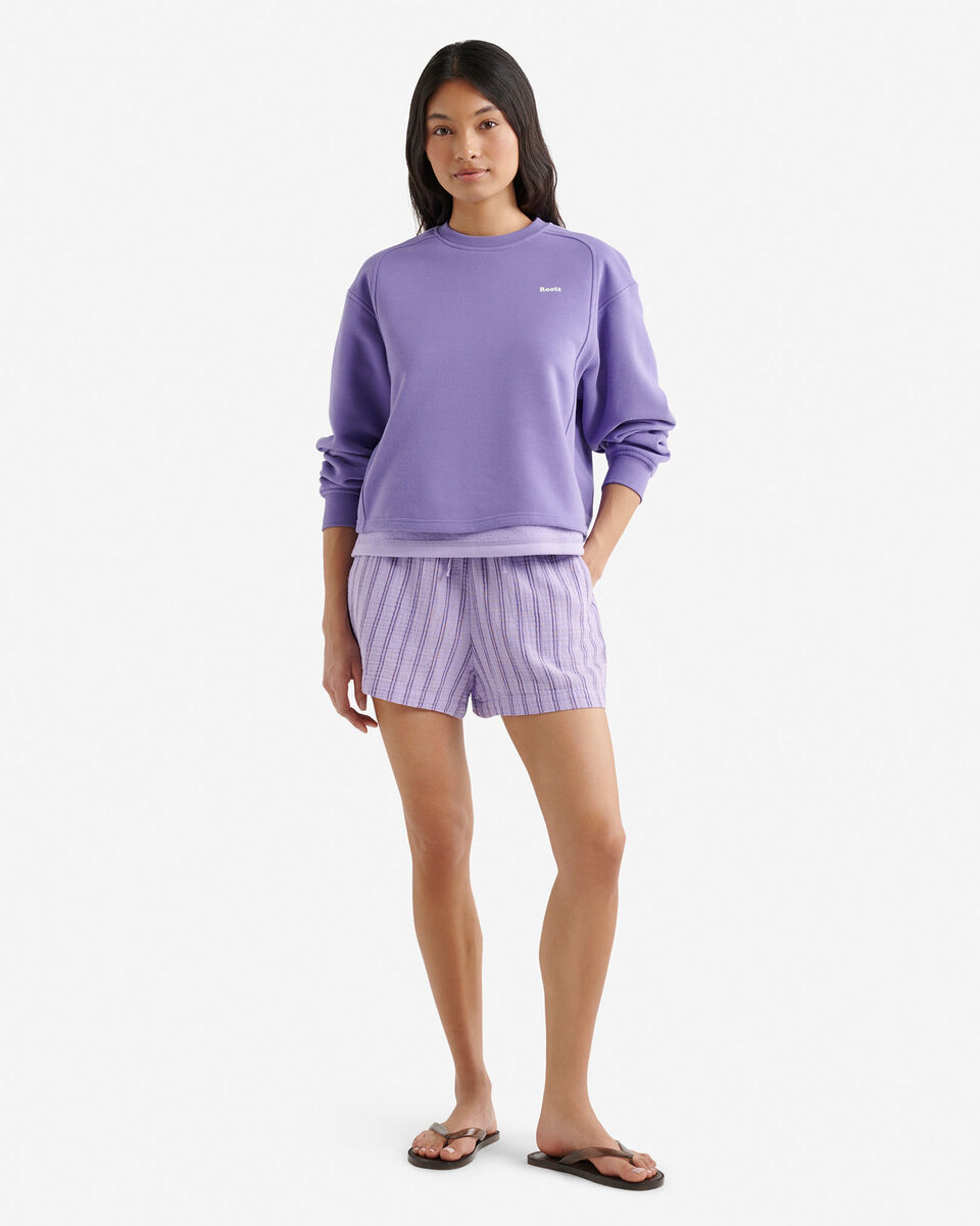 Chandail &agrave; col rond en molleton estival Nuage