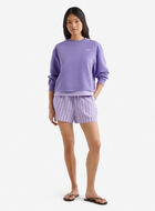 Chandail &agrave; col rond en molleton estival Nuage