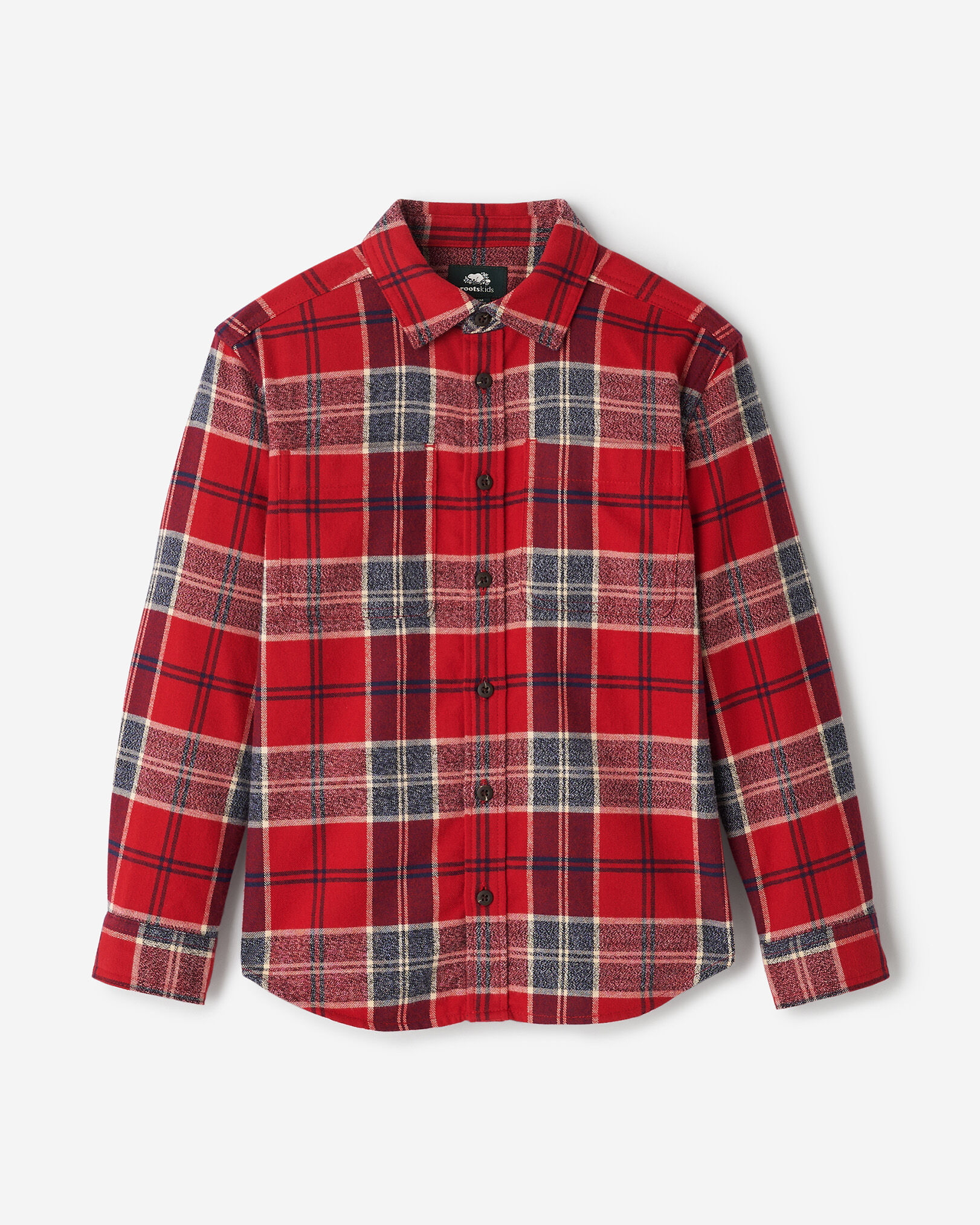 Kids Plaid Tidings Shirt