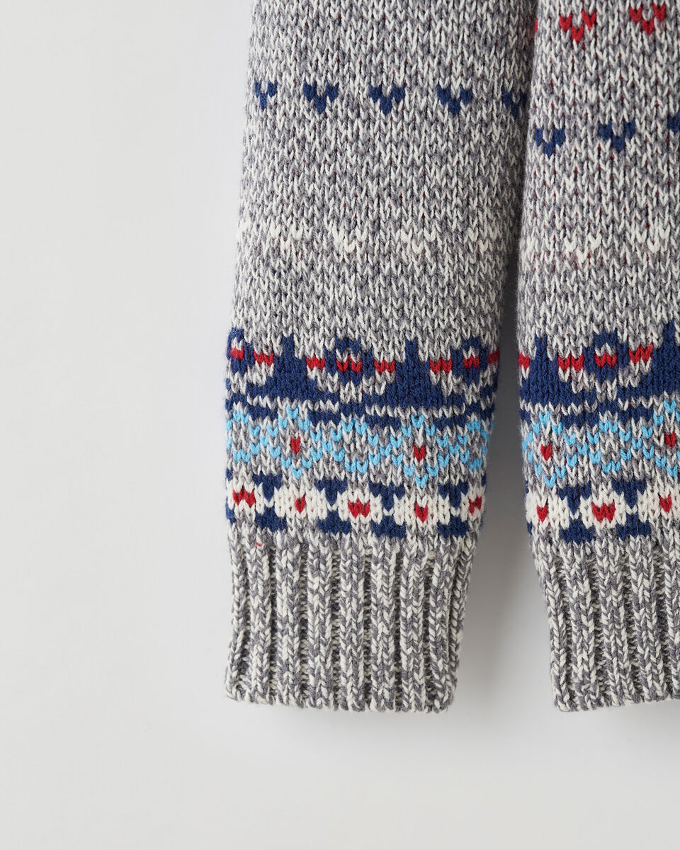 Kids Fair Isle Hoodie Sweater