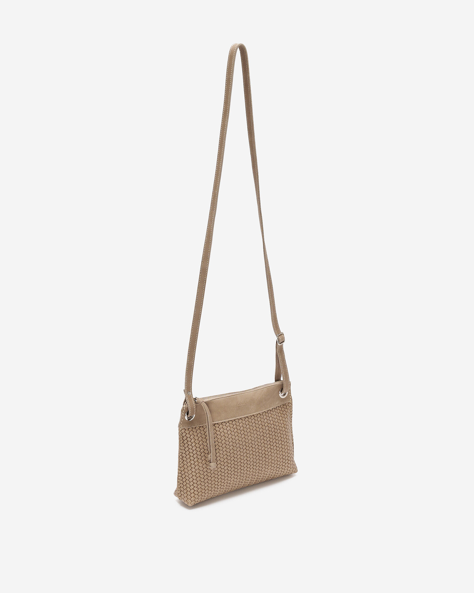 Sac Edie en cuir tressé