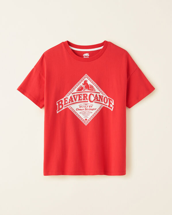 Womens Beaver Canoe T-shirt