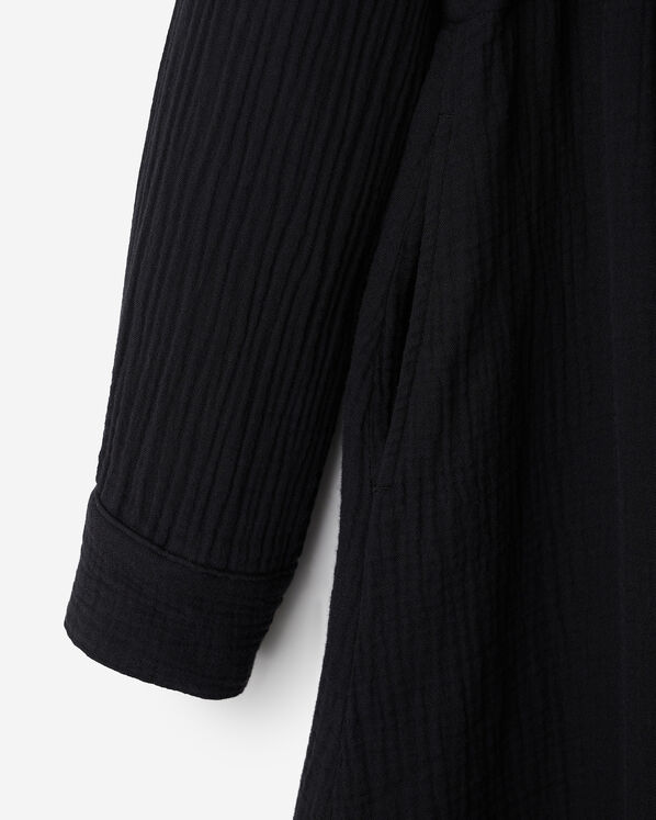 Robe chemise en gaze de coton Isla