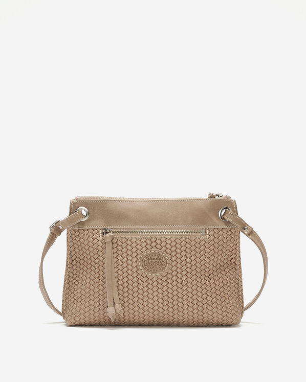 Sac Edie en cuir tress&eacute;