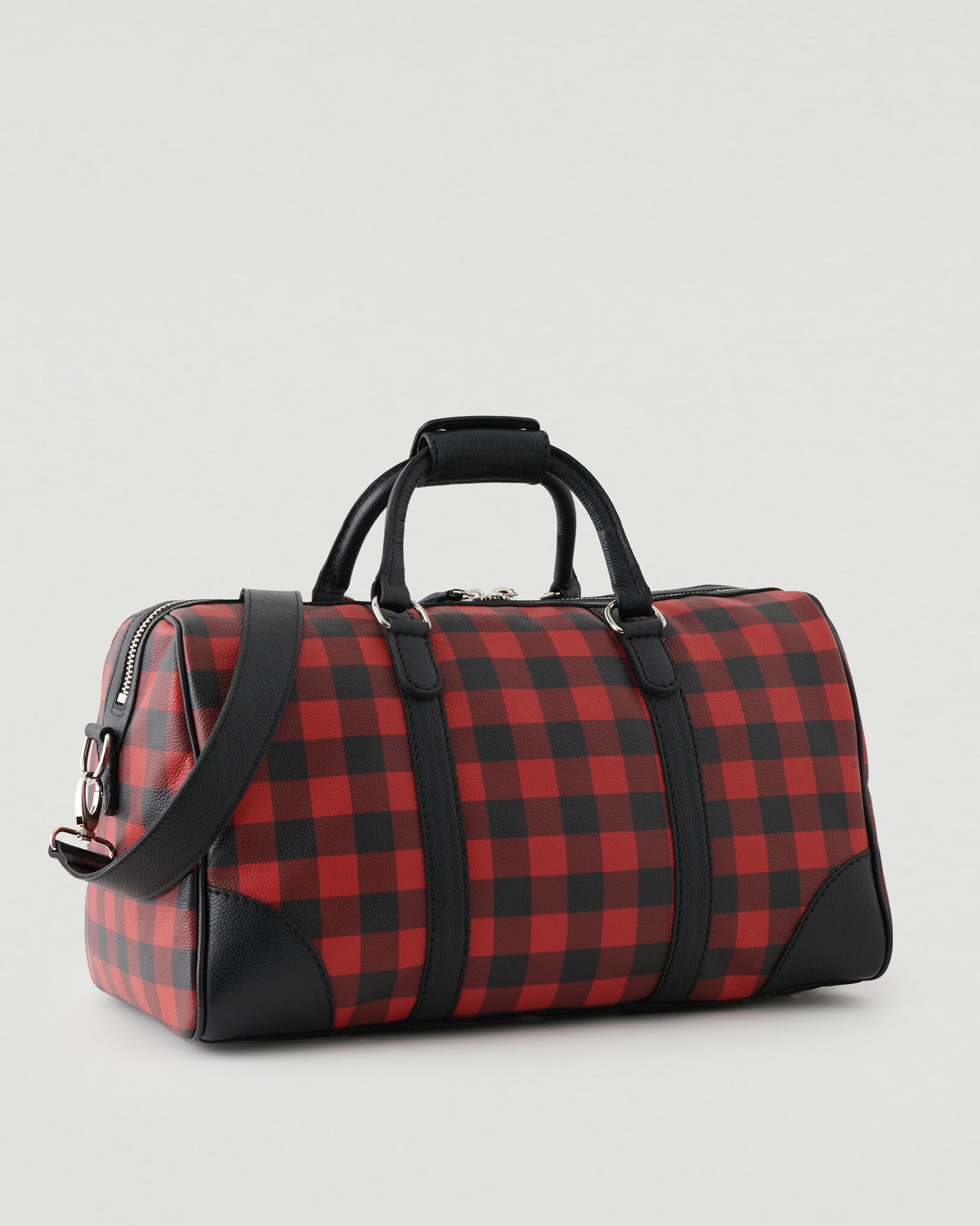 Plaid sale overnight bag