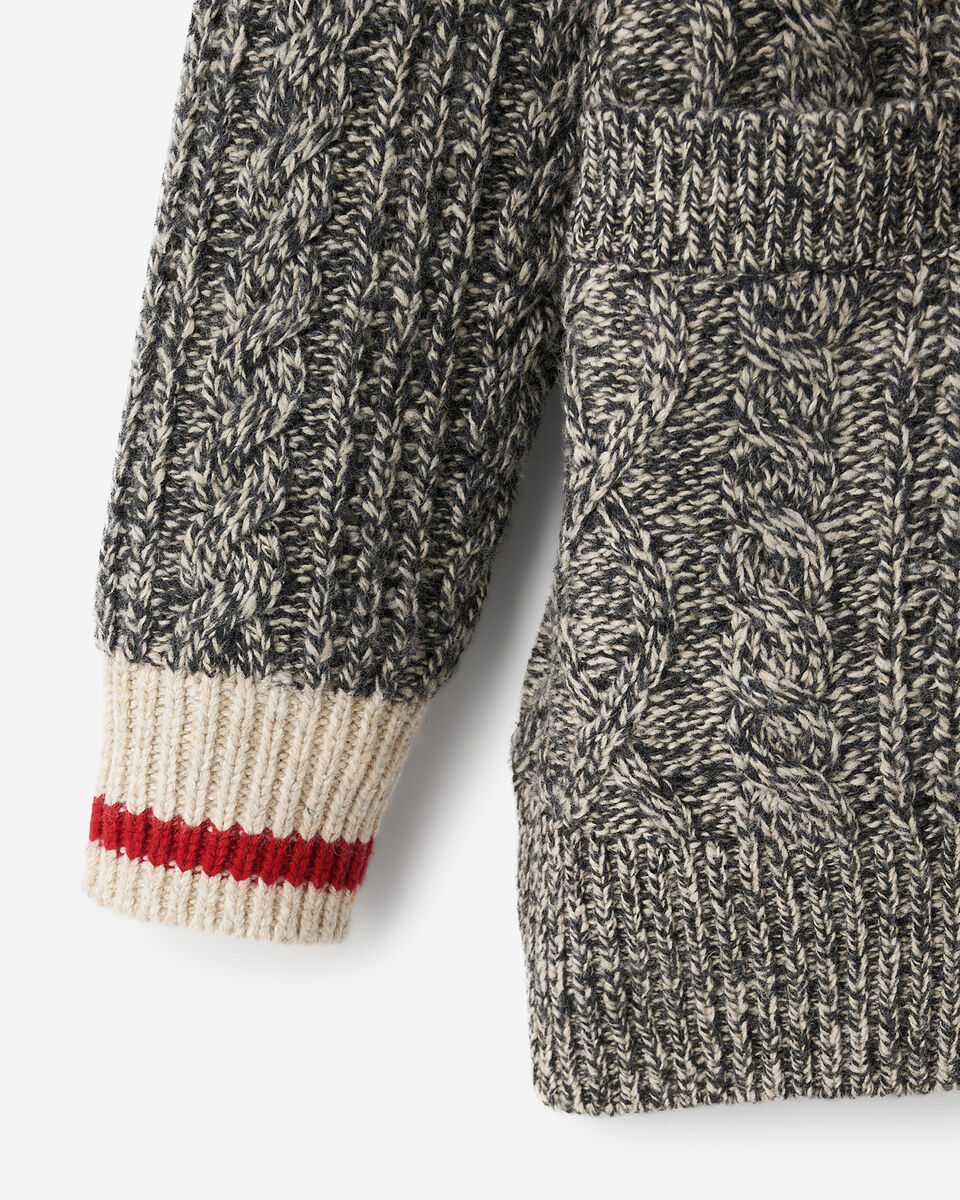 Cardigan à torsades Cabane