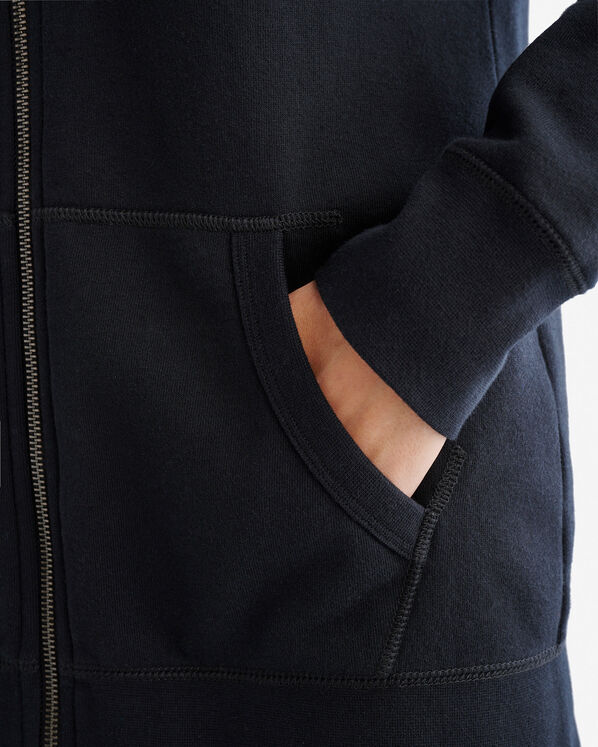 Organic Capri Full Zip Hoodie