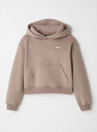 Chandail &agrave; capuchon en molleton nuage