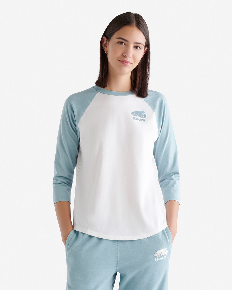 Womens Organic Cooper Baseball T-Shirt