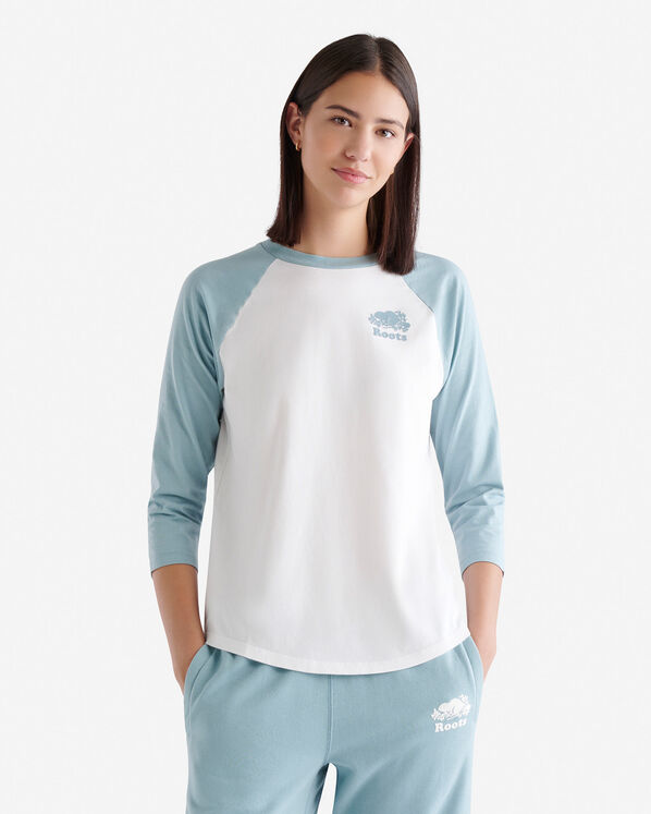 Womens Organic Cooper Baseball T-Shirt