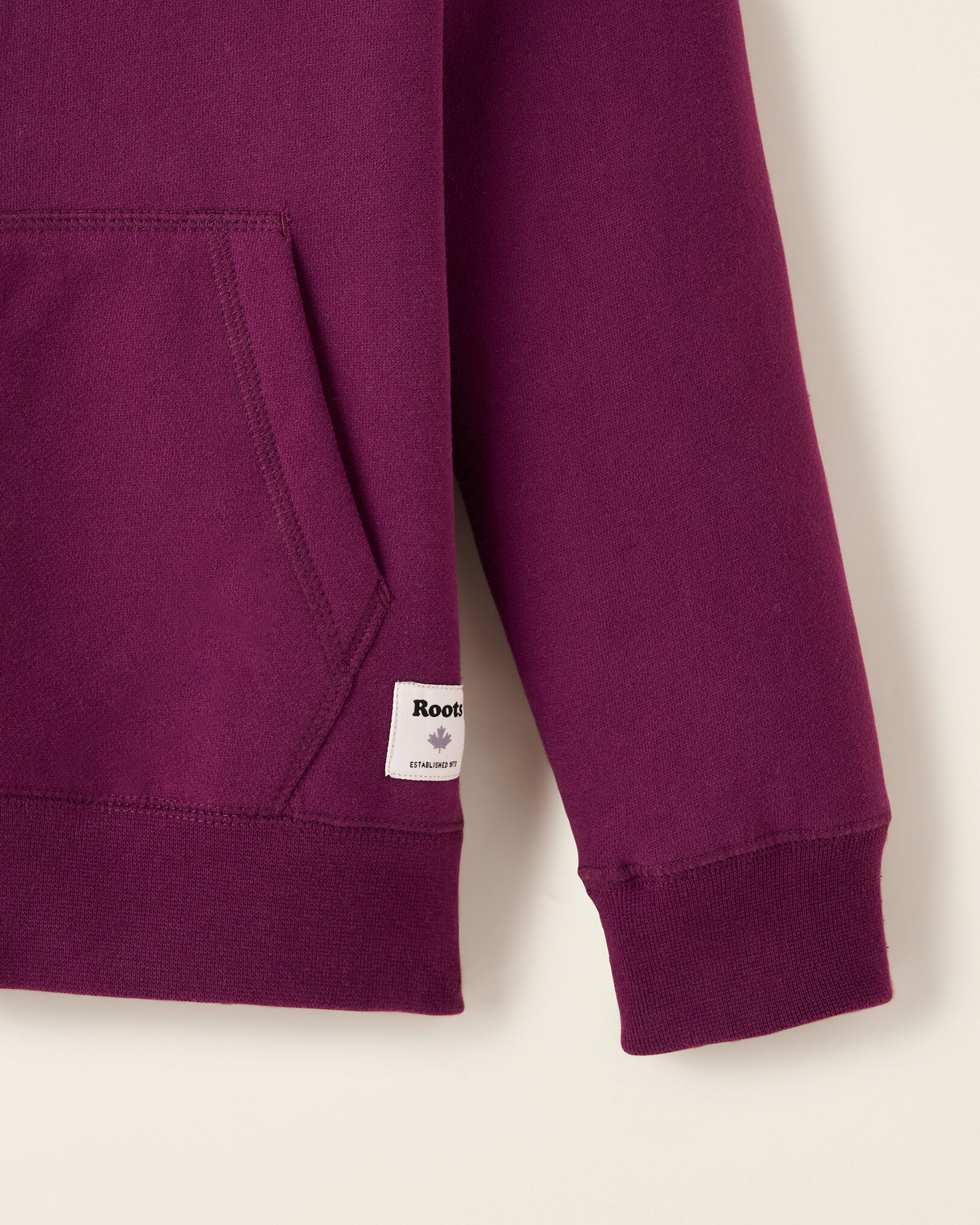 Roots purple hoodie hotsell