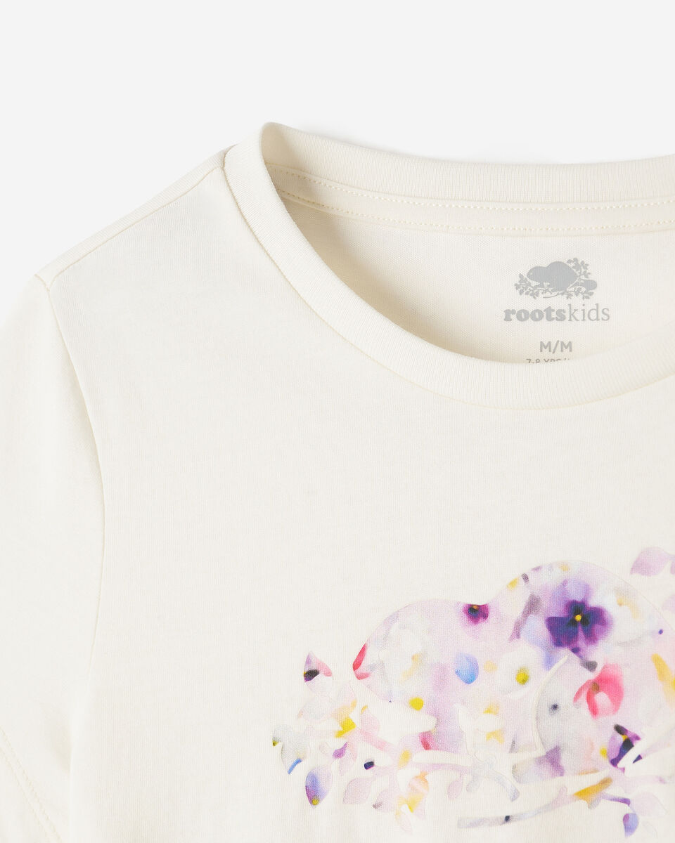 T-shirt ajust&eacute; &agrave; motif floral pour enfants