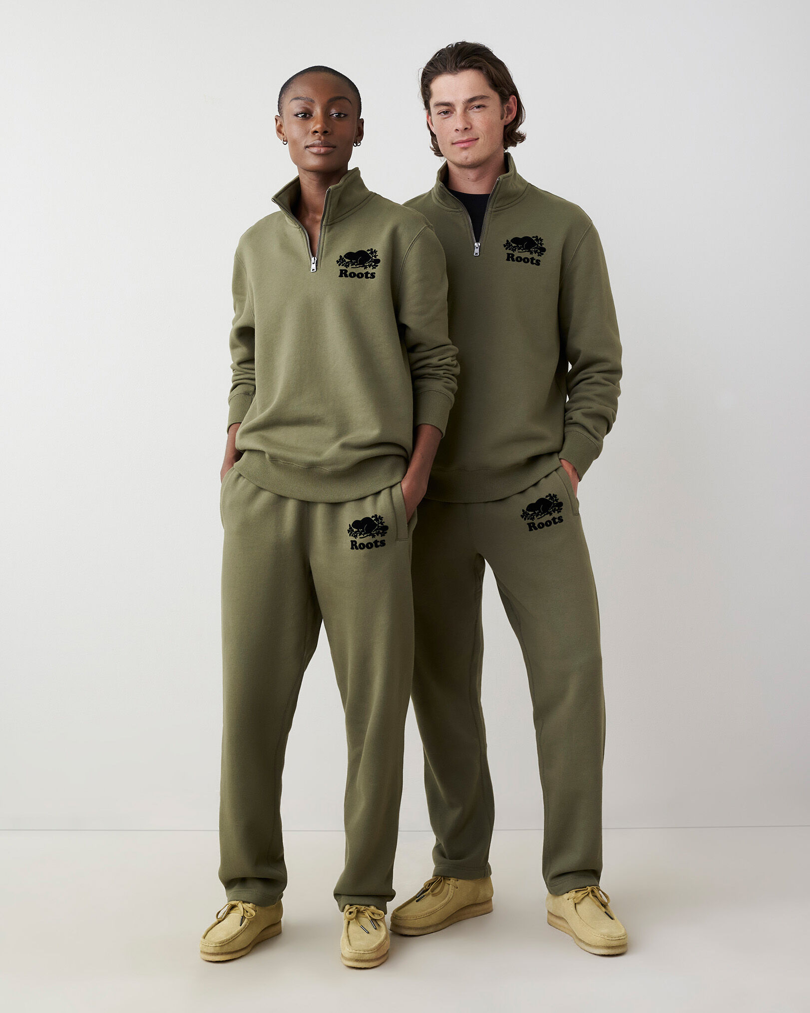 Green roots tracksuit deals