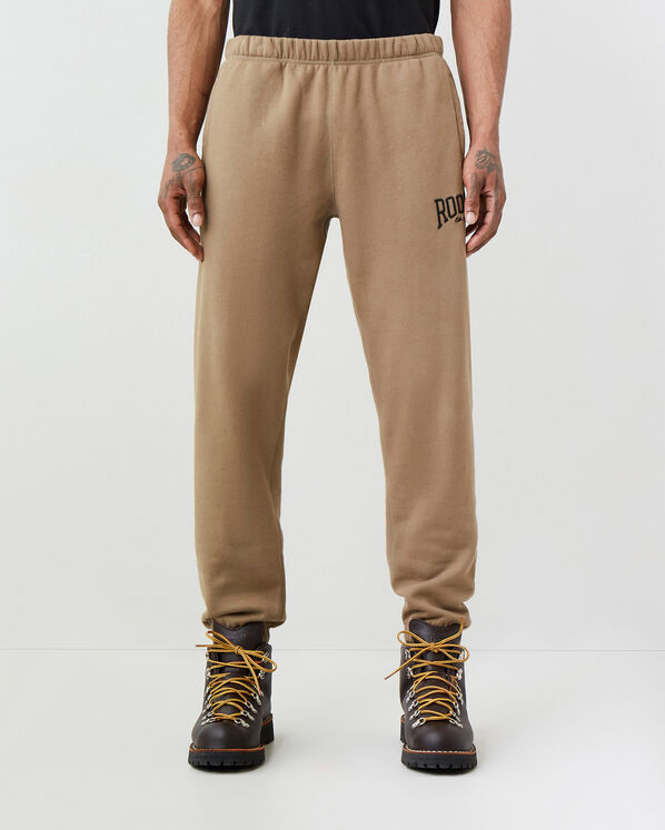 Pantalon en molleton ajusté à carreaux Park