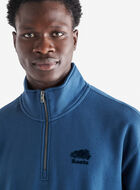 Organic Cooper Relaxed Kanga Half Zip Stein