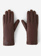 Gants tactiles en cuir nappa pour femmes