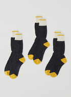 Mens Roots Pop Cabin Sock 3 Pack