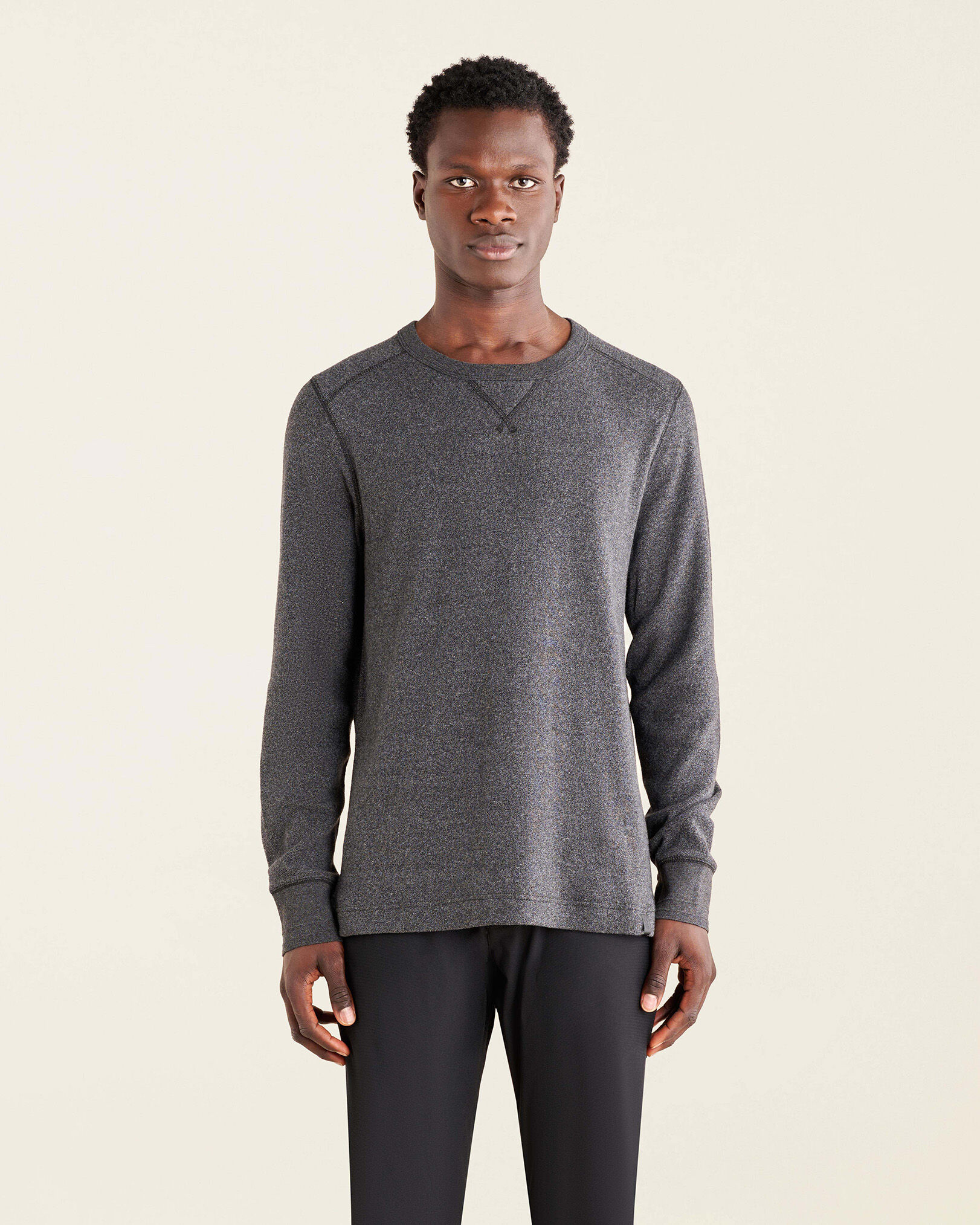 Crew neck best sale long sleeve top