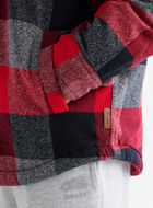 Blouson à carreaux Park avec doublure en sherpa