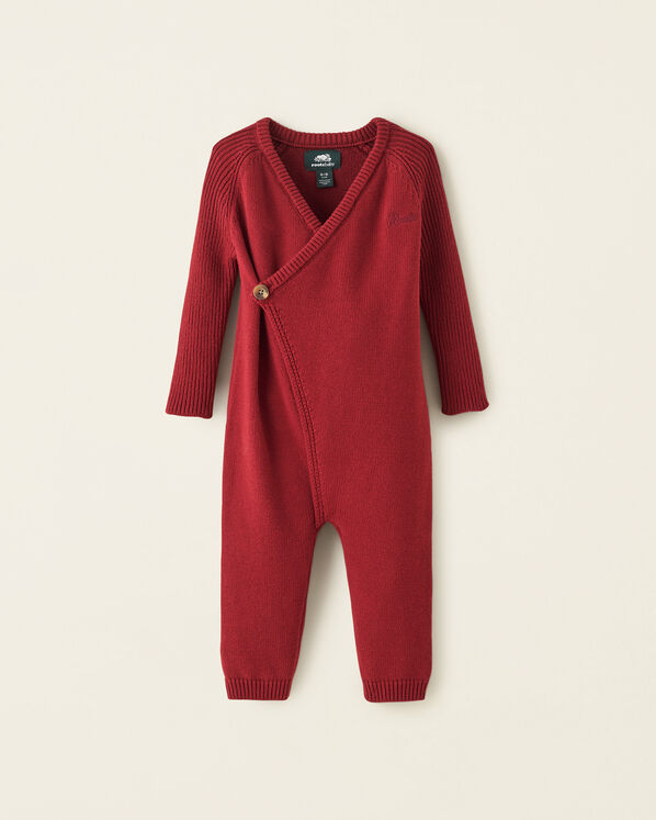 Baby Wrap Sweater Romper