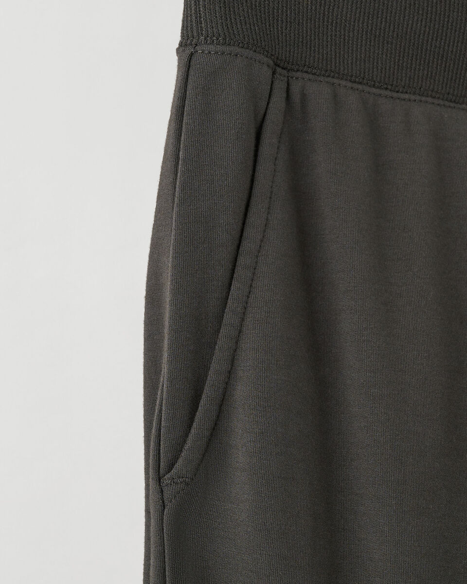 Pantalon en jersey bouclette et mélange modal