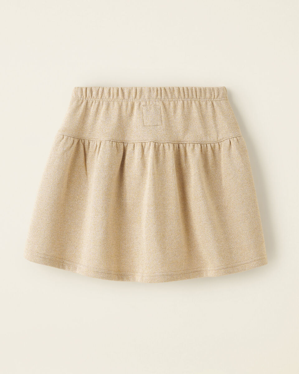 Girls Gold Sparkle Skirt