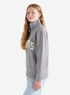 Roots Applique Half Zip Stein