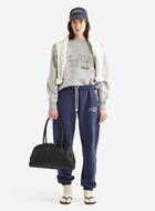 Sac &agrave; main style bowling en cuir Cervino