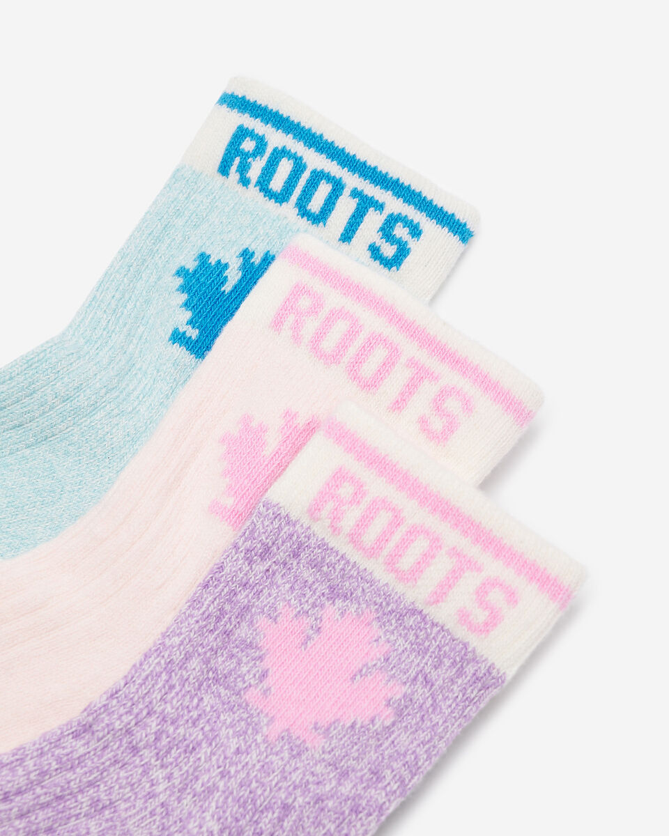 Baby & Toddler Cabin Maple Sock 3 Pack