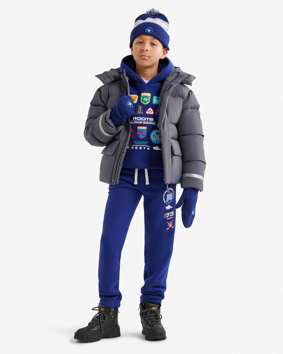 Pantalon en molleton avec écussons Alpine Goods pour enfants