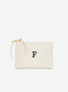 Monogram Wristlet Ivory