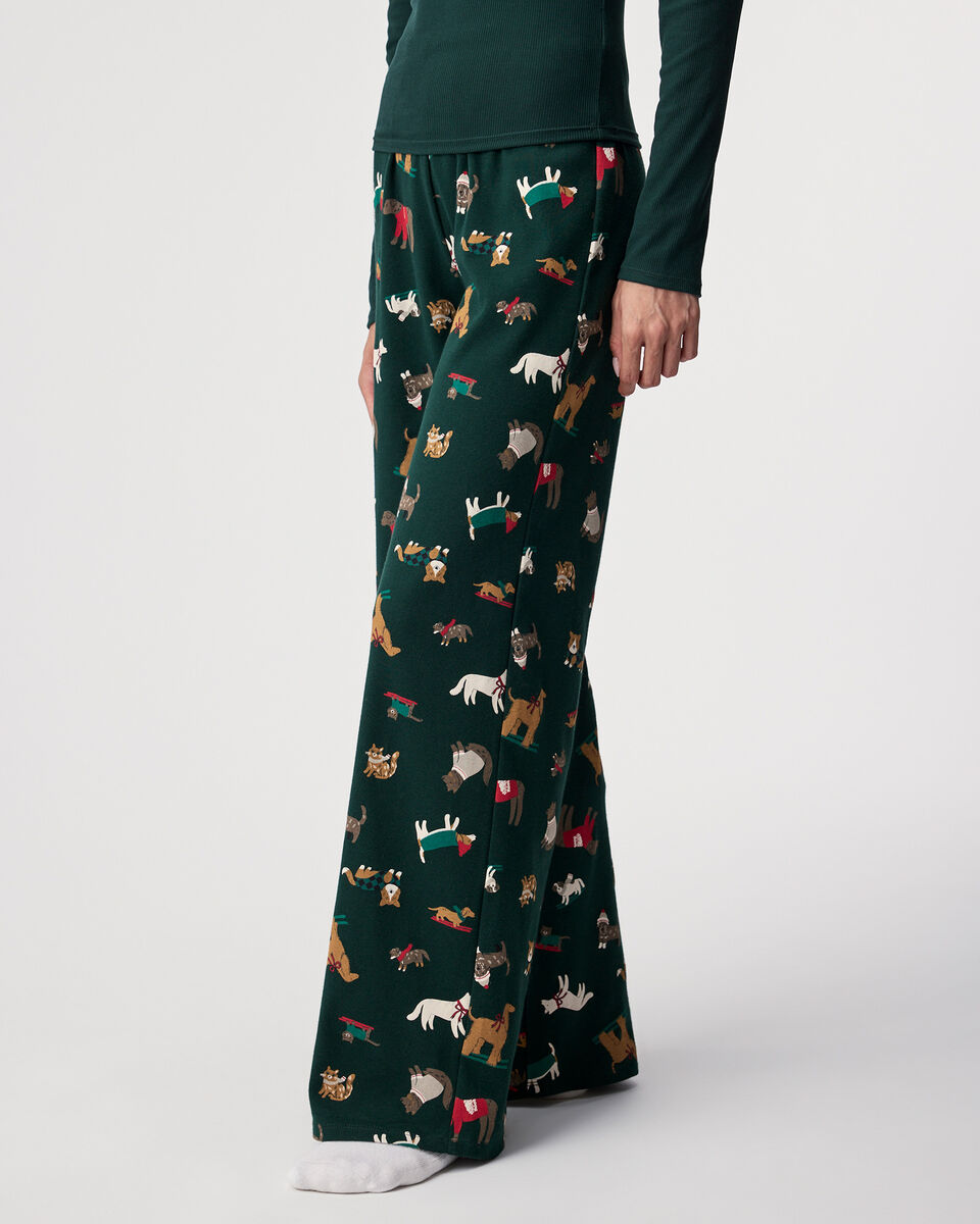 Pantalon de pyjama festif pour femme