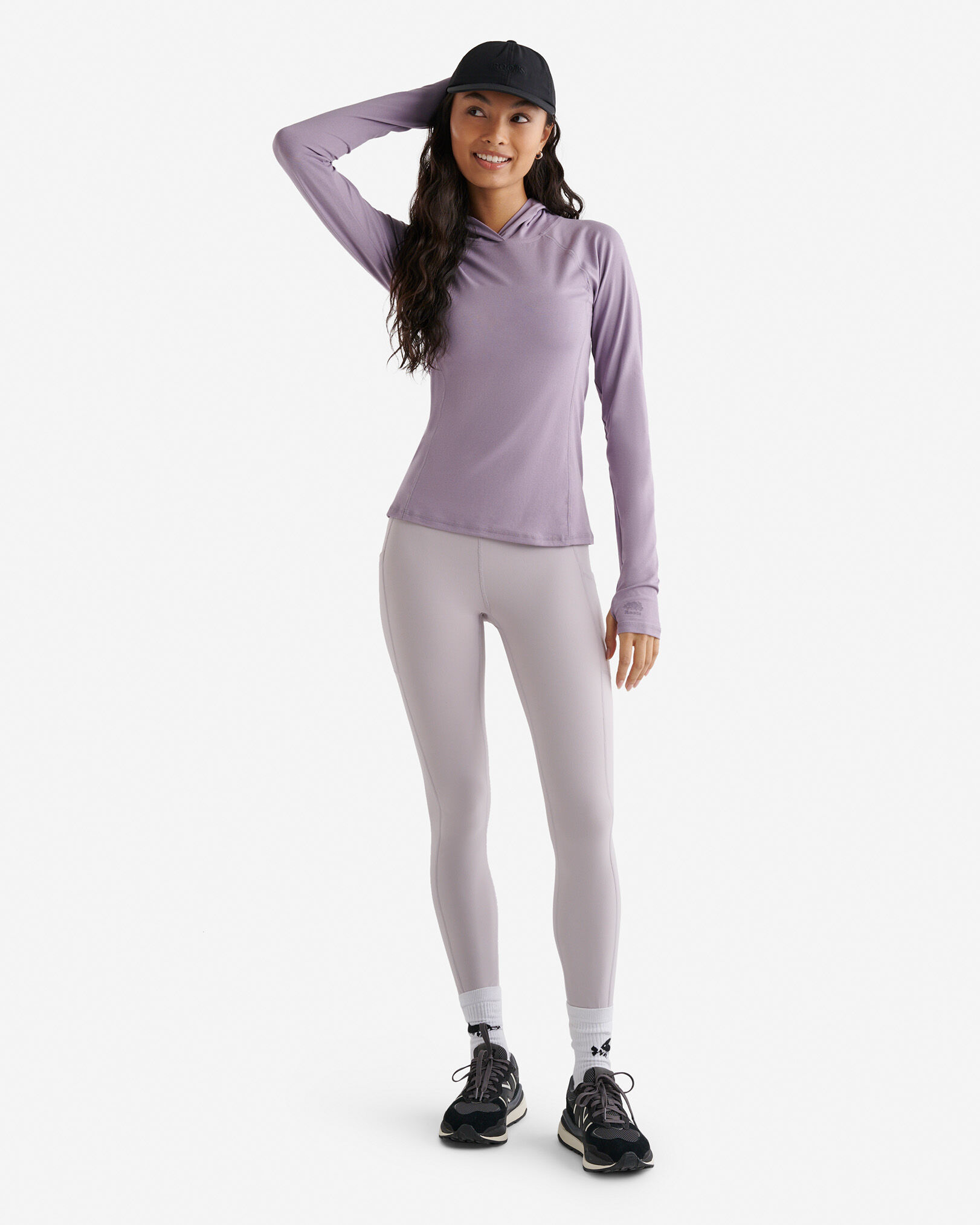 Renew Hooded Long Sleeve Top