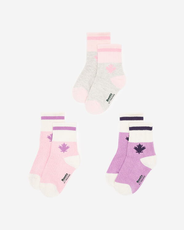 Kids Cabin Maple Sock 3 Pack