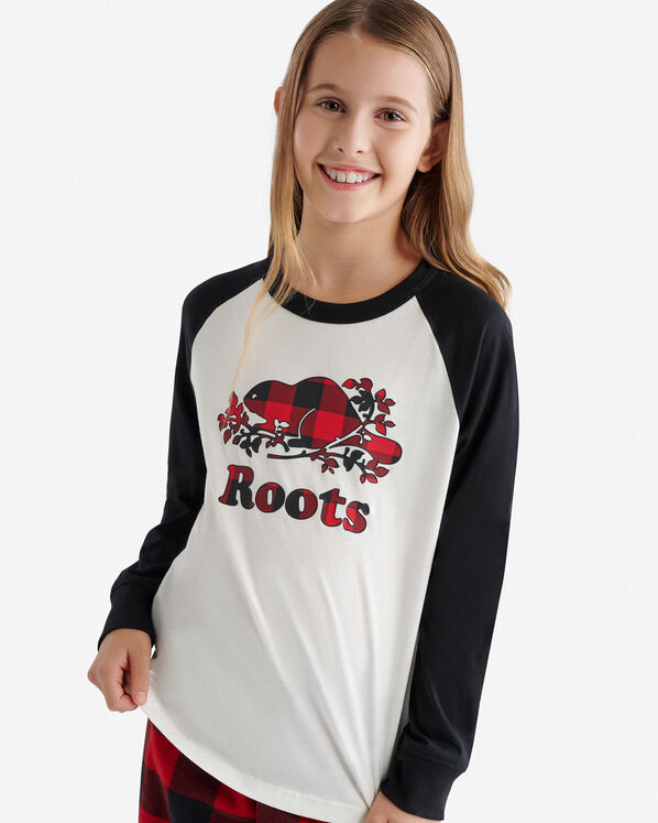 Kids Plaid Baseball T-Shirt