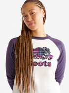 T-shirt manches longues à carreaux Inglenook pour femmes