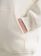 Chandail &agrave; capuchon et glissi&egrave;re en molleton Nuage