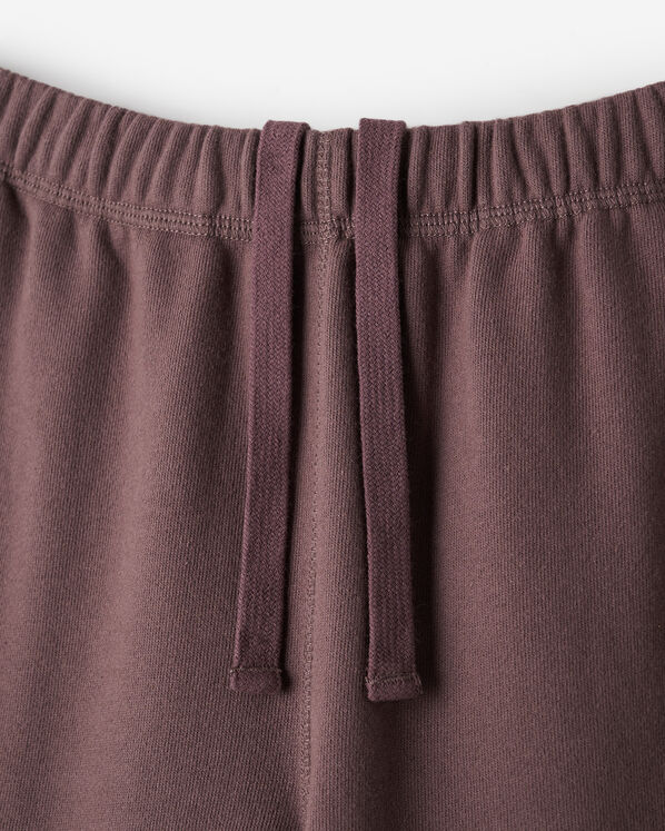 Pantalon en molleton à ourlet simple en coton bio