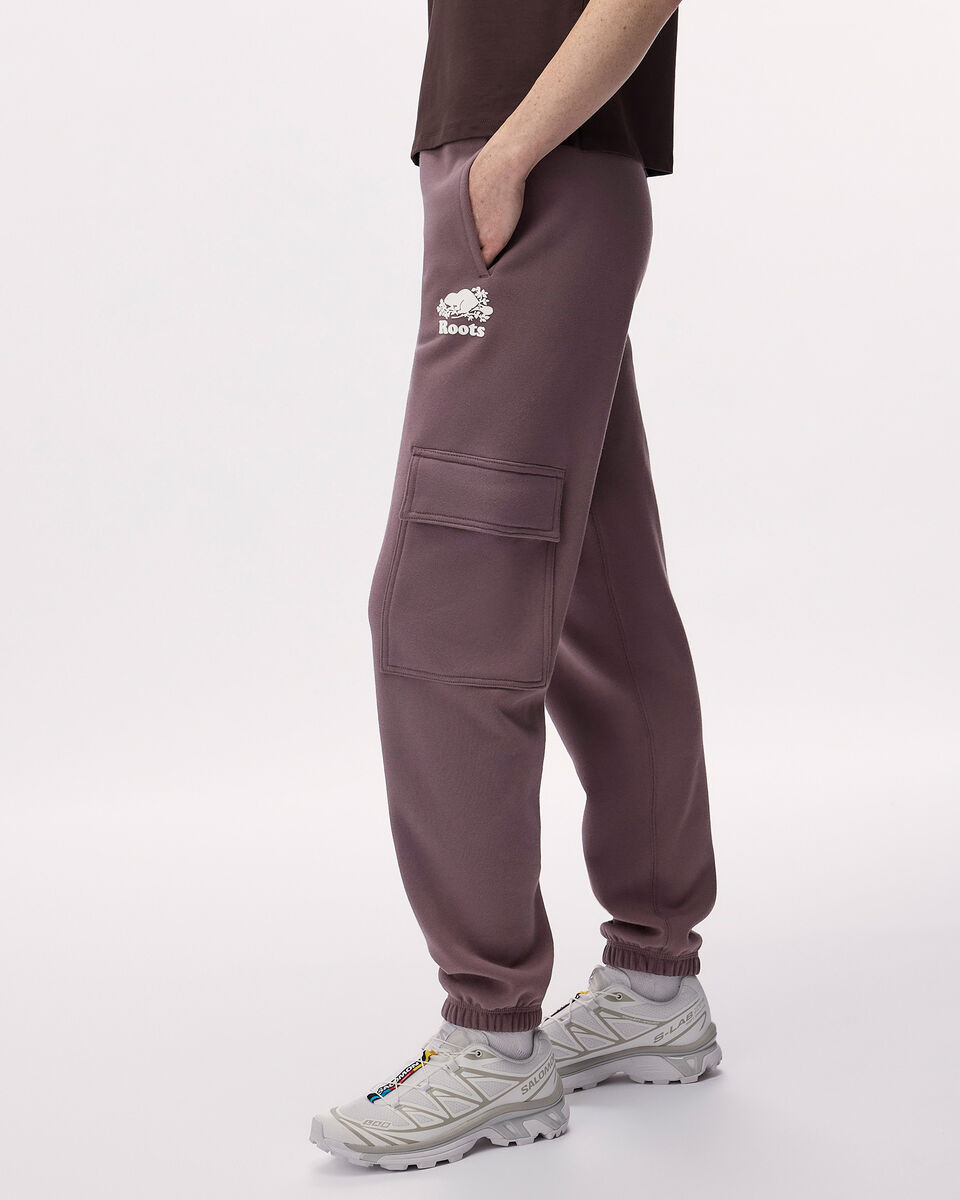 Pantalon cargo Cooper en molleton de coton bio
