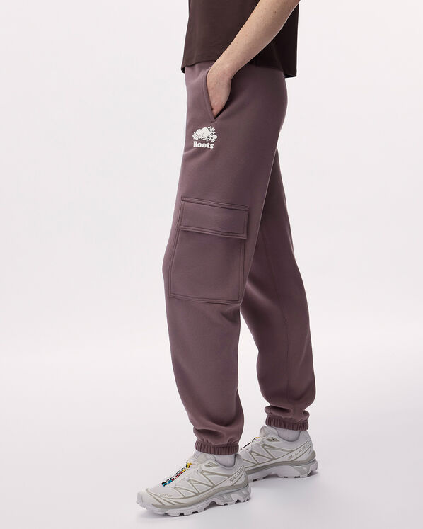 Pantalon cargo Cooper en molleton de coton bio