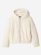 Manteau &agrave; capuchon et glissi&egrave;re en mouton molletonn&eacute; Creekside
